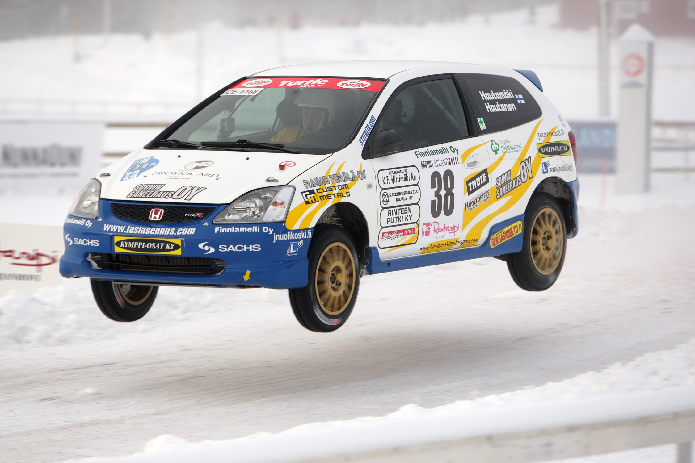 Ville Hautamki Arctic Lapland Rallyssa -07, kuvaaja: Marko Mkinen.