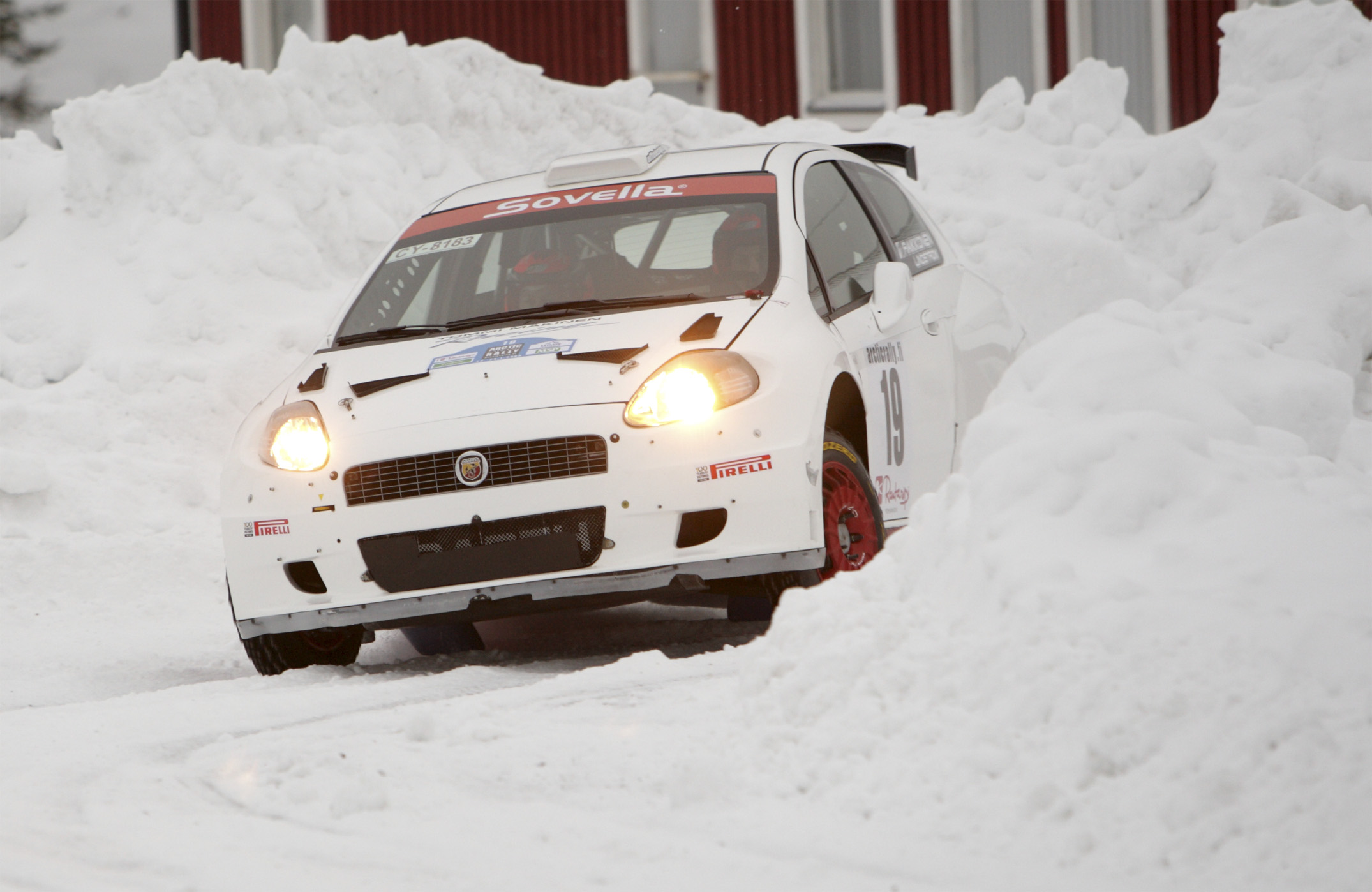 Kimi Rikknen osallistui Rovaniemen Arctic Lapland Rallyyn tammikuussa 2009. Kuva: Marko Mkinen.
