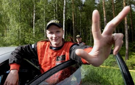 Joonas Lindroos vei kaksivetoisten luokan voiton, kuva: Marko Mkinen.