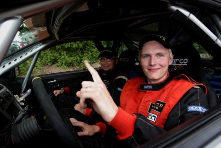 Joonas Lindroos ajoi voittoon Kouvolassa, kuva: Marko Mkinen.