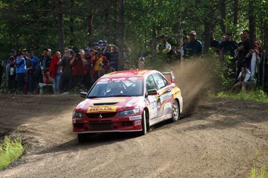 SM O.K. Auto-ralli ajetaan 11.7.2009 Kouvolassa.